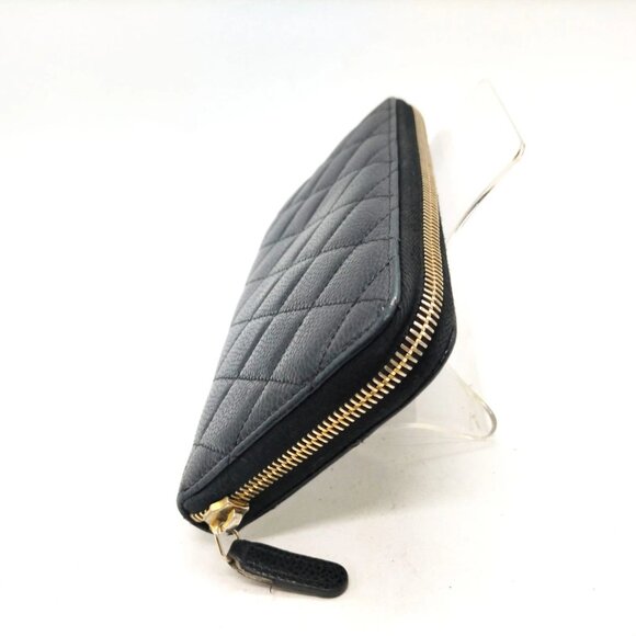 Chanel Long Wallet Black Caviar Skin 600-082425 - Picture 3 of 9